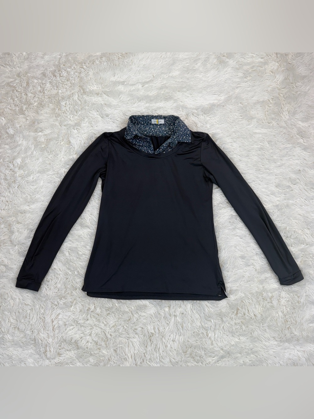 Women’s Medium Grey Callidae Long Sleeve Horseback Riding Sunshirt. Good Conditi